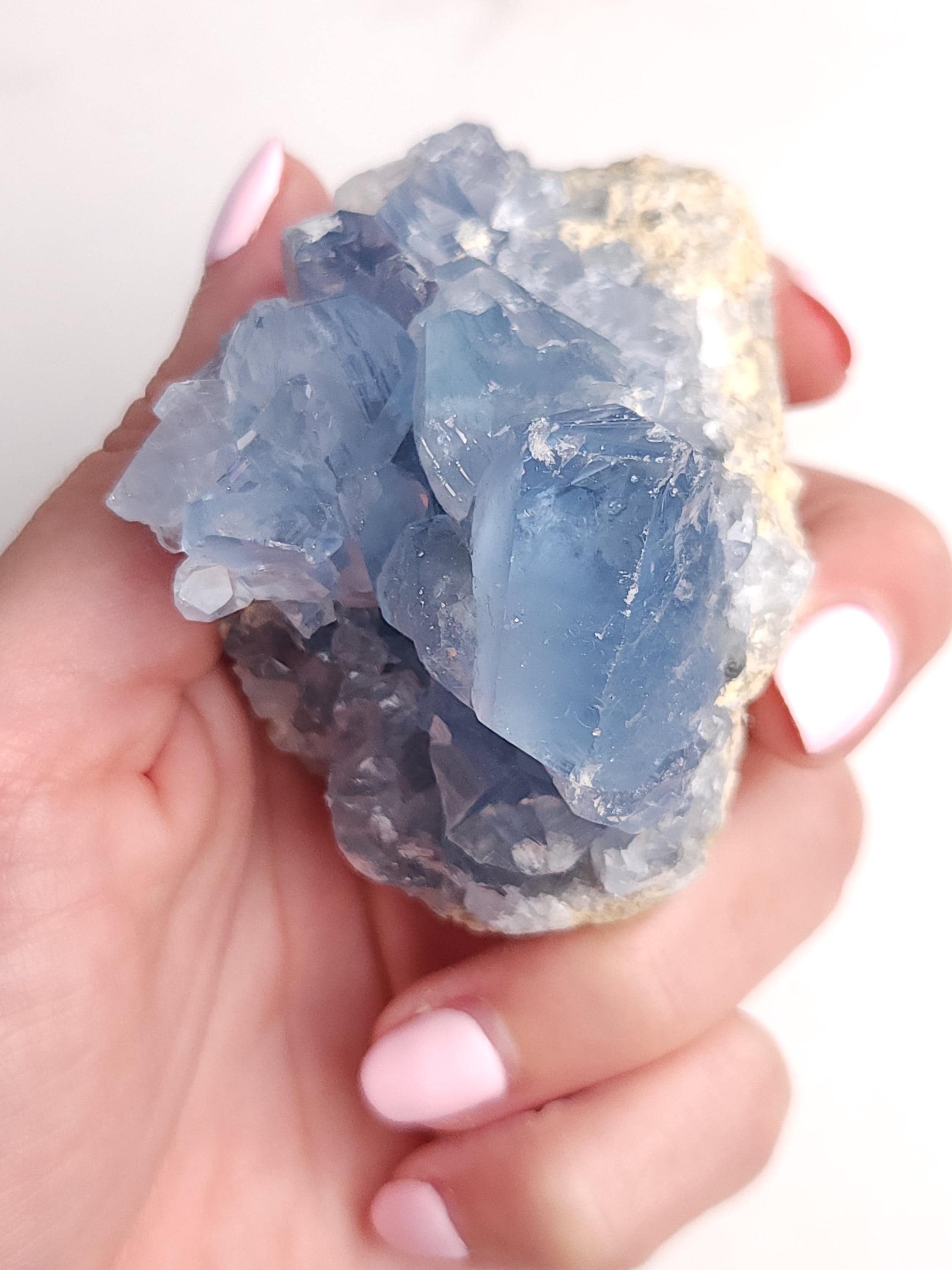 Celestite Crystal Cluster