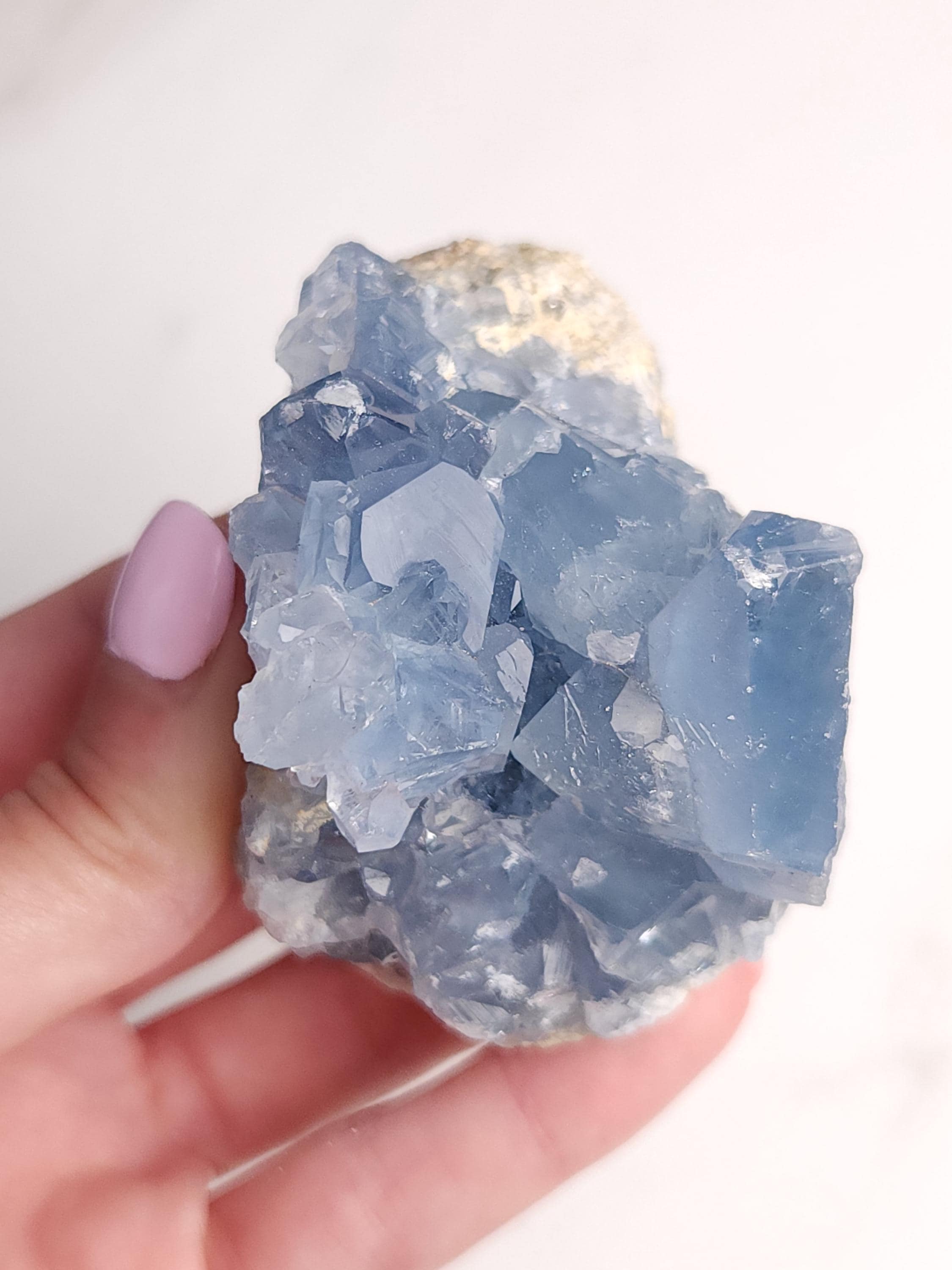 Celestite Crystal Cluster