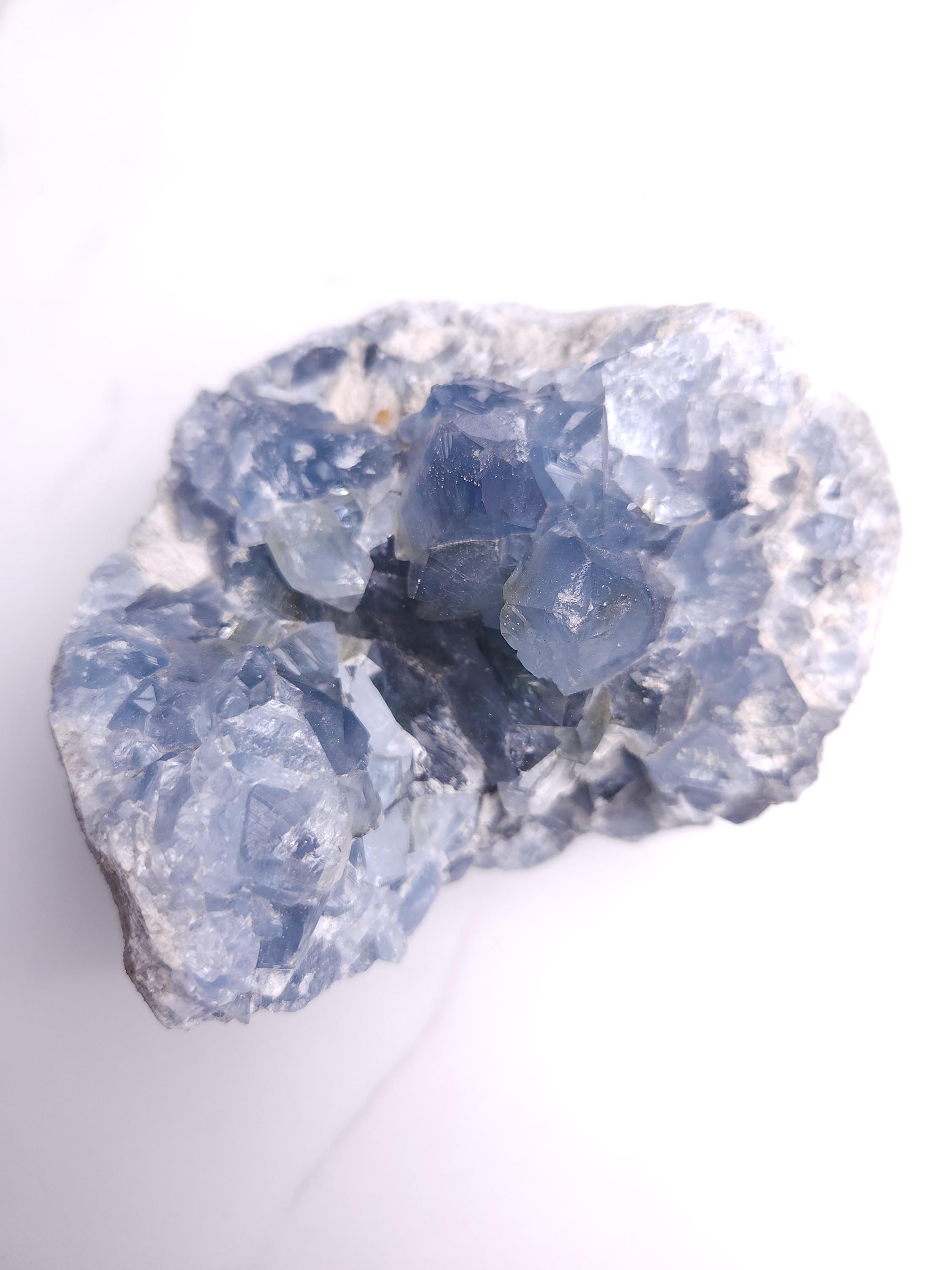 3.7 lb Celestite Crystal Cluster