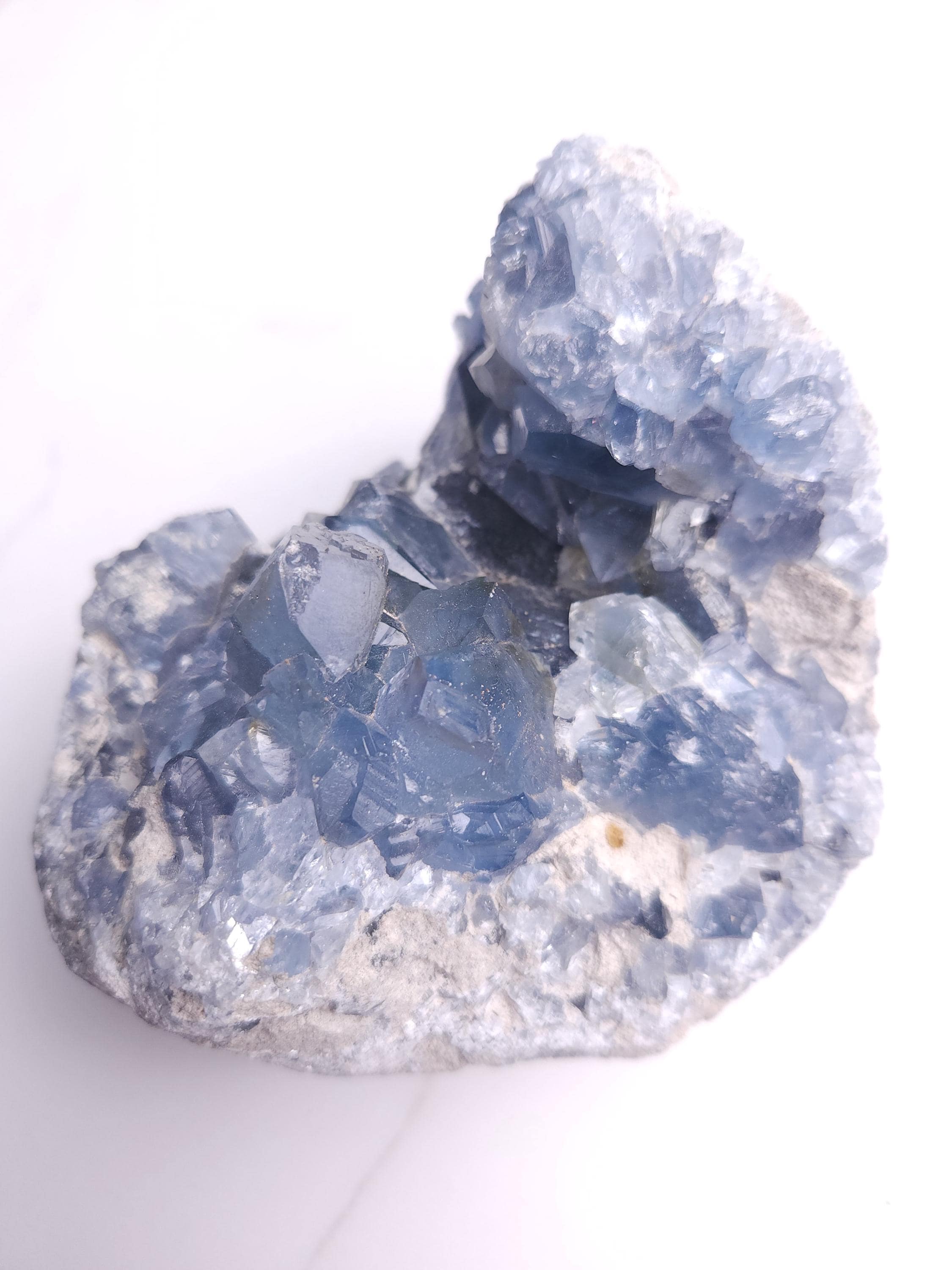 3.7 lb Celestite Crystal Cluster