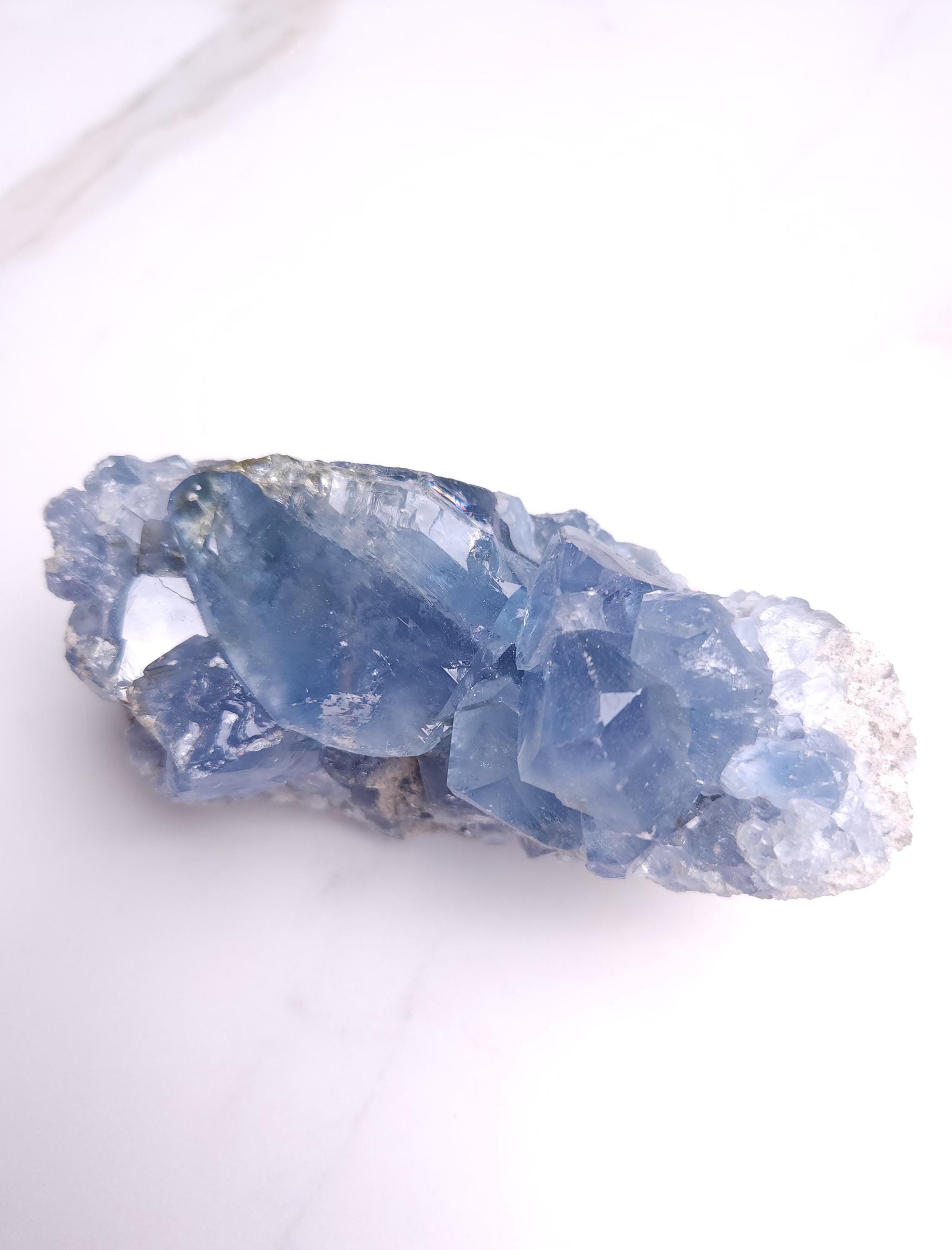 1.8 lb Celestite Crystal Cluster