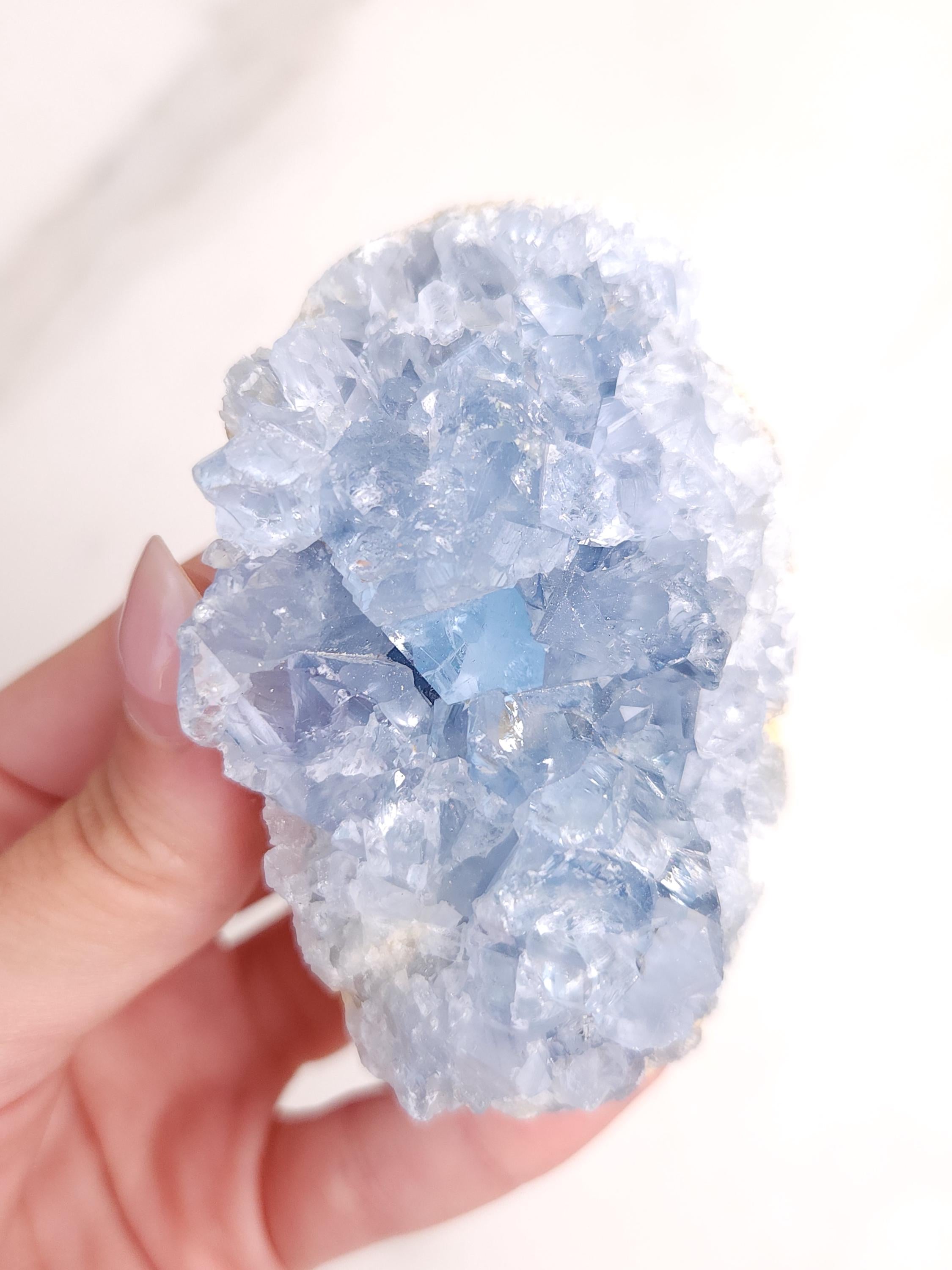 Celestite Crystal Cluster