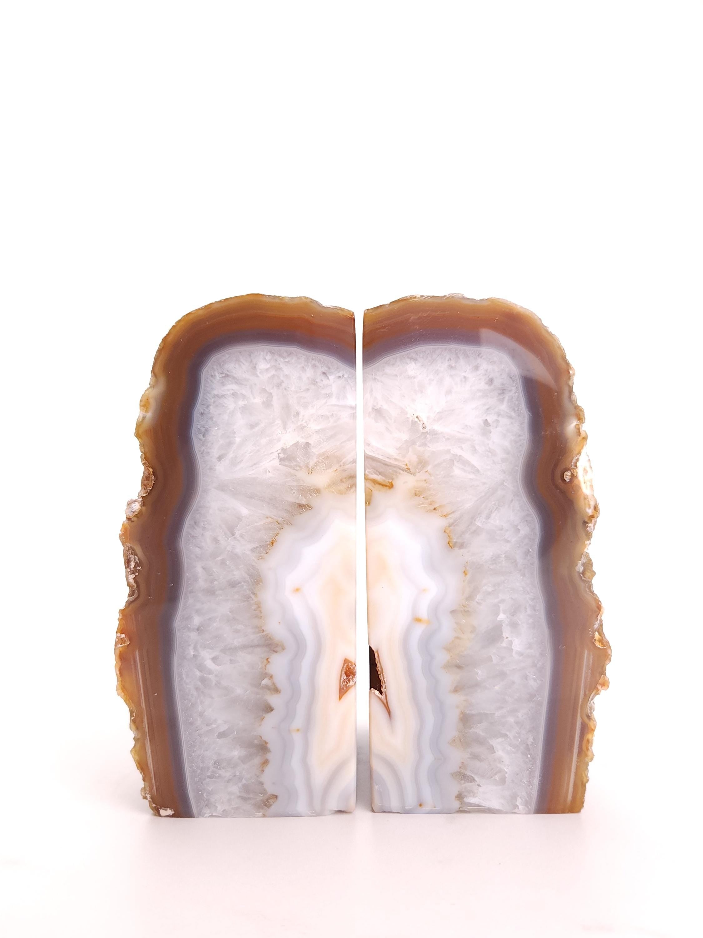 Beautiful Agate Bookends