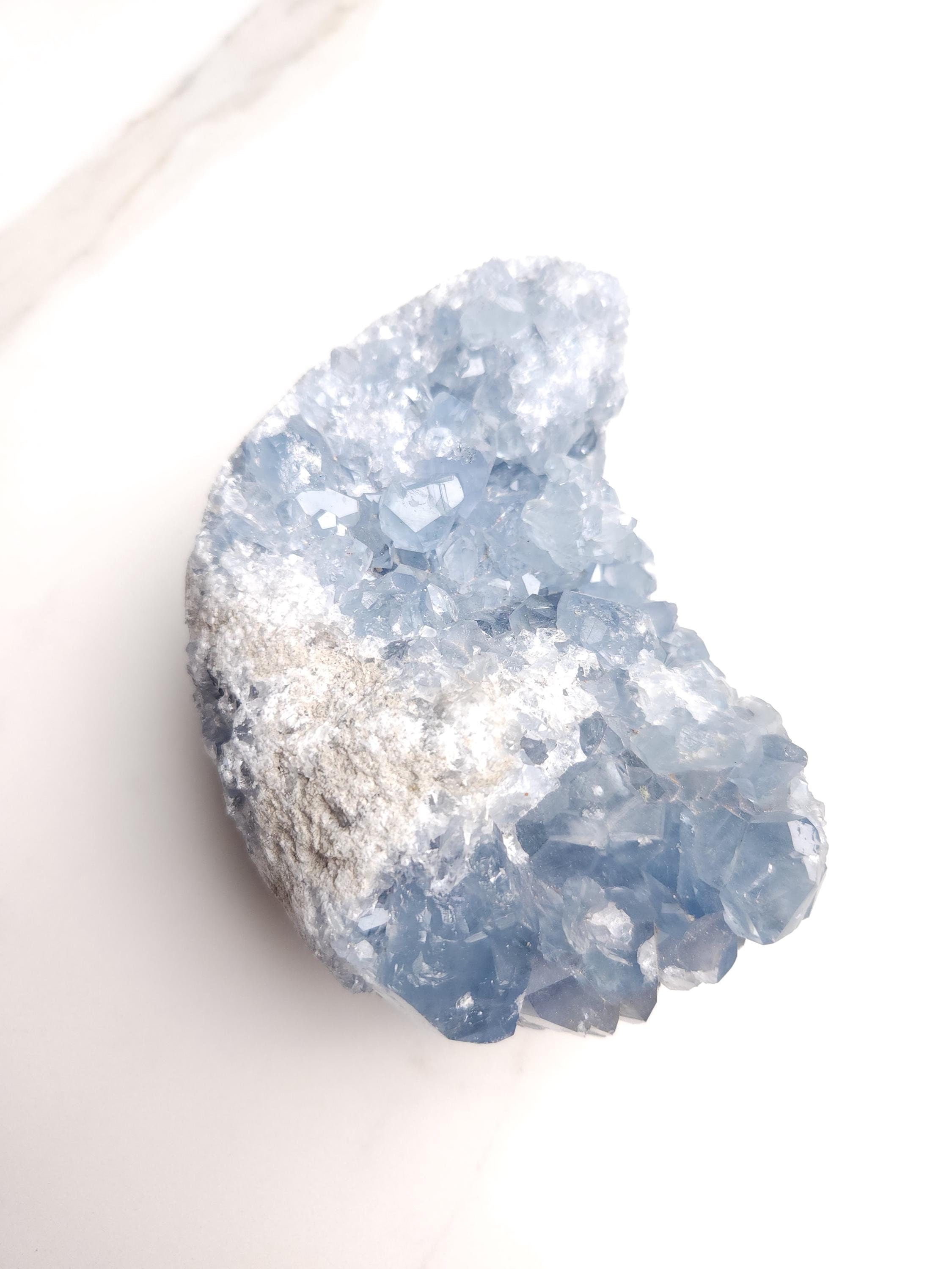 3.1 lb Celestite Crystal Cluster