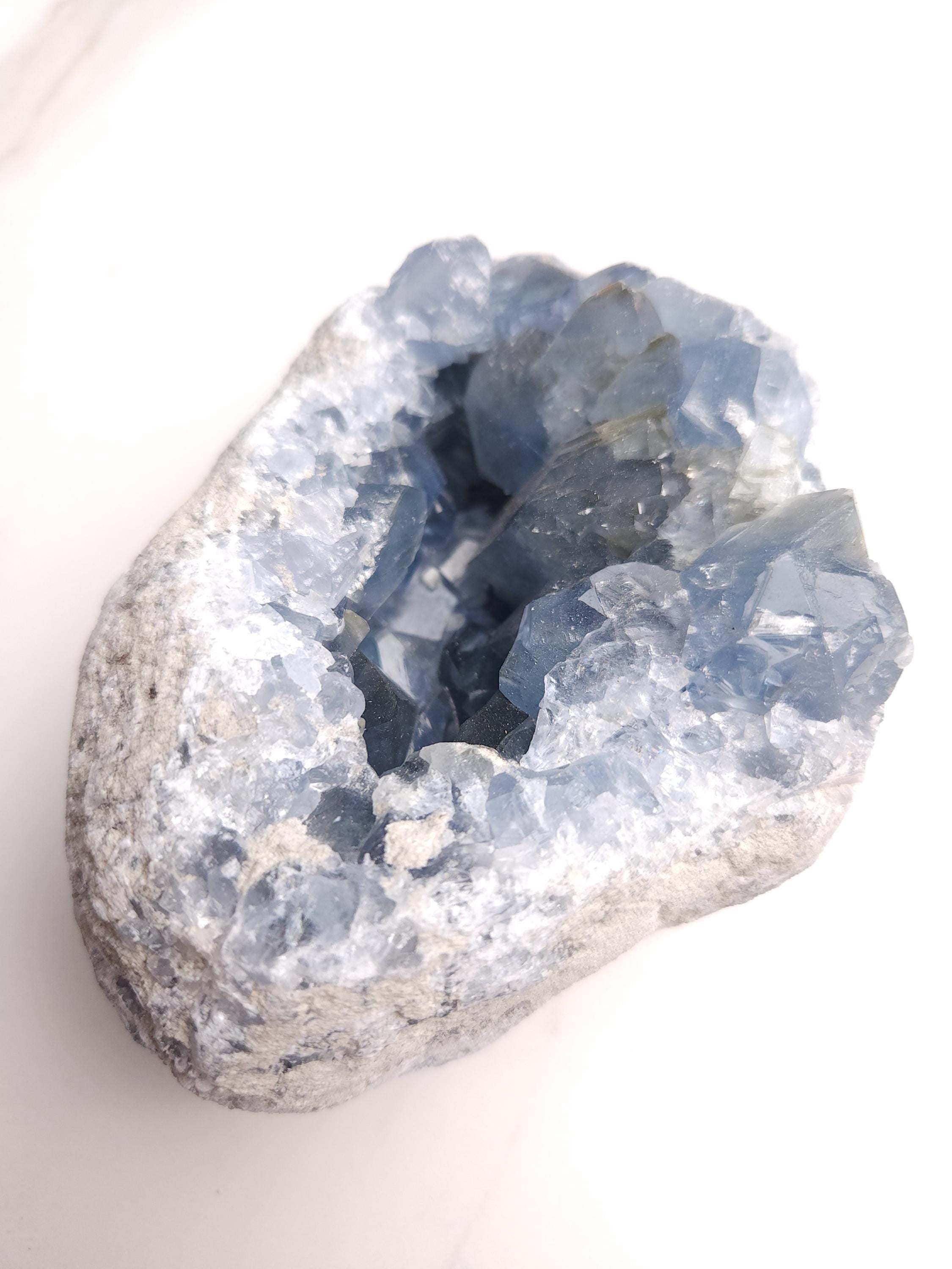 3.7 lb Celestite Crystal Cluster