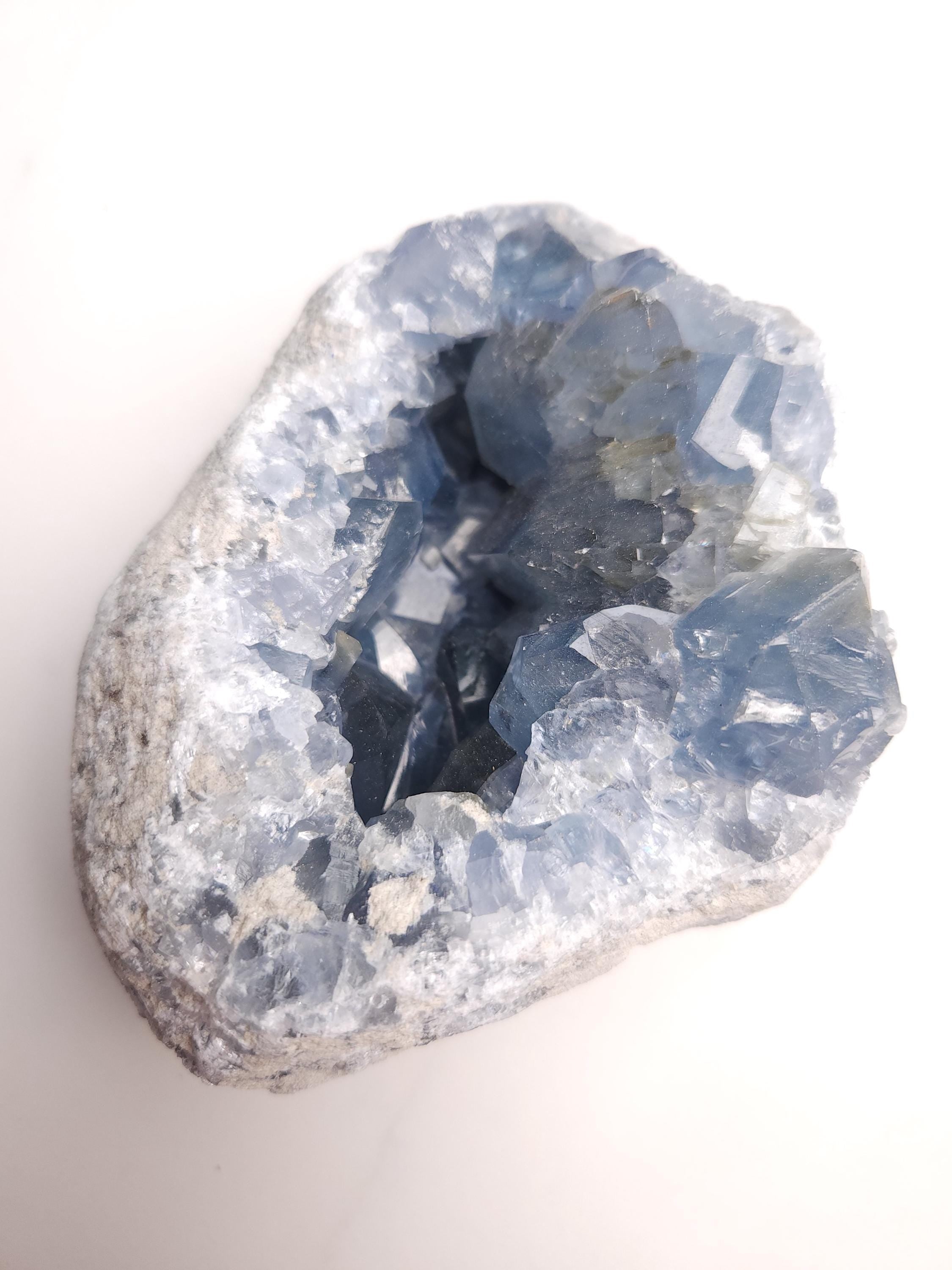 3.7 lb Celestite Crystal Cluster