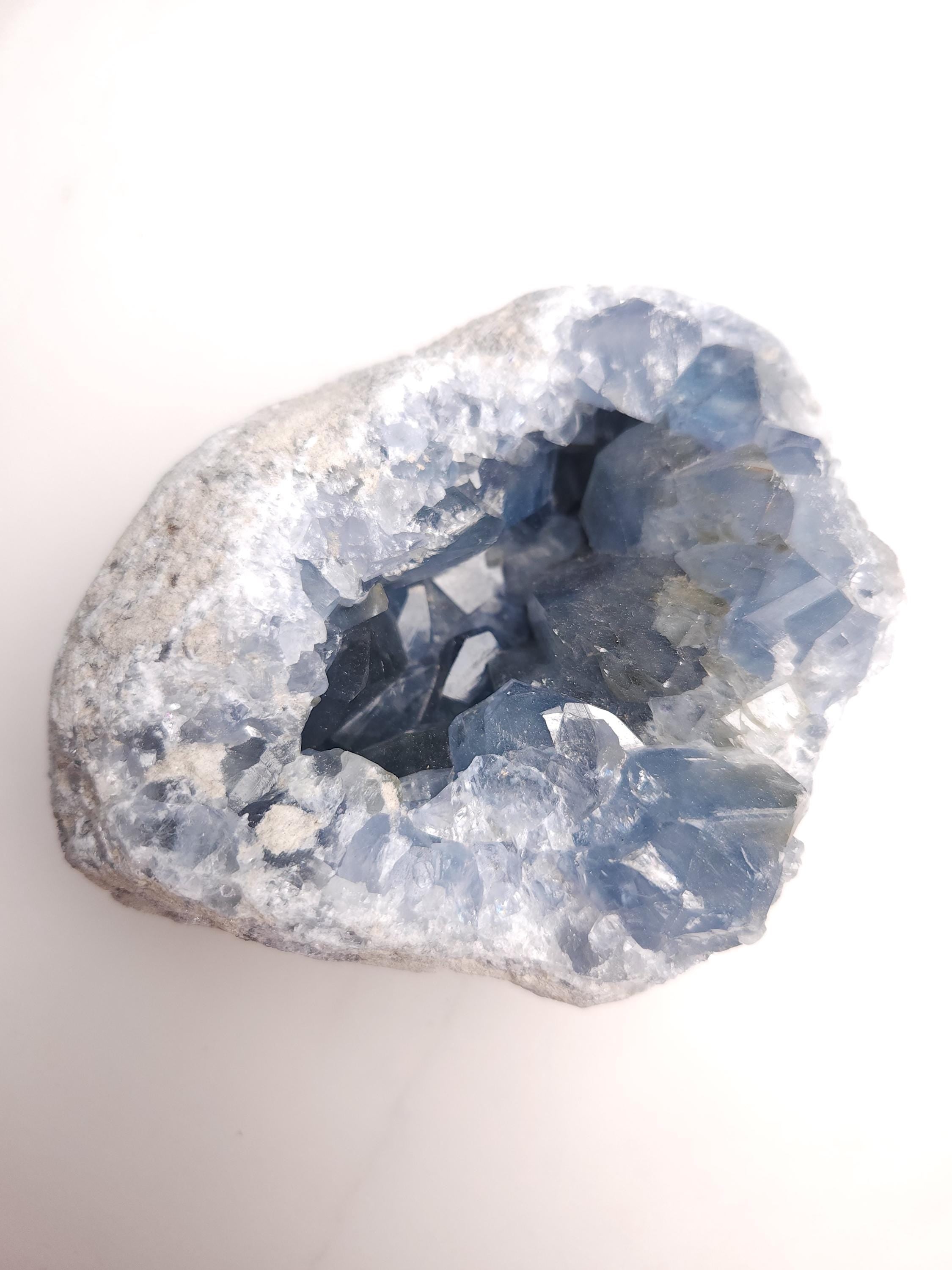 3.7 lb Celestite Crystal Cluster