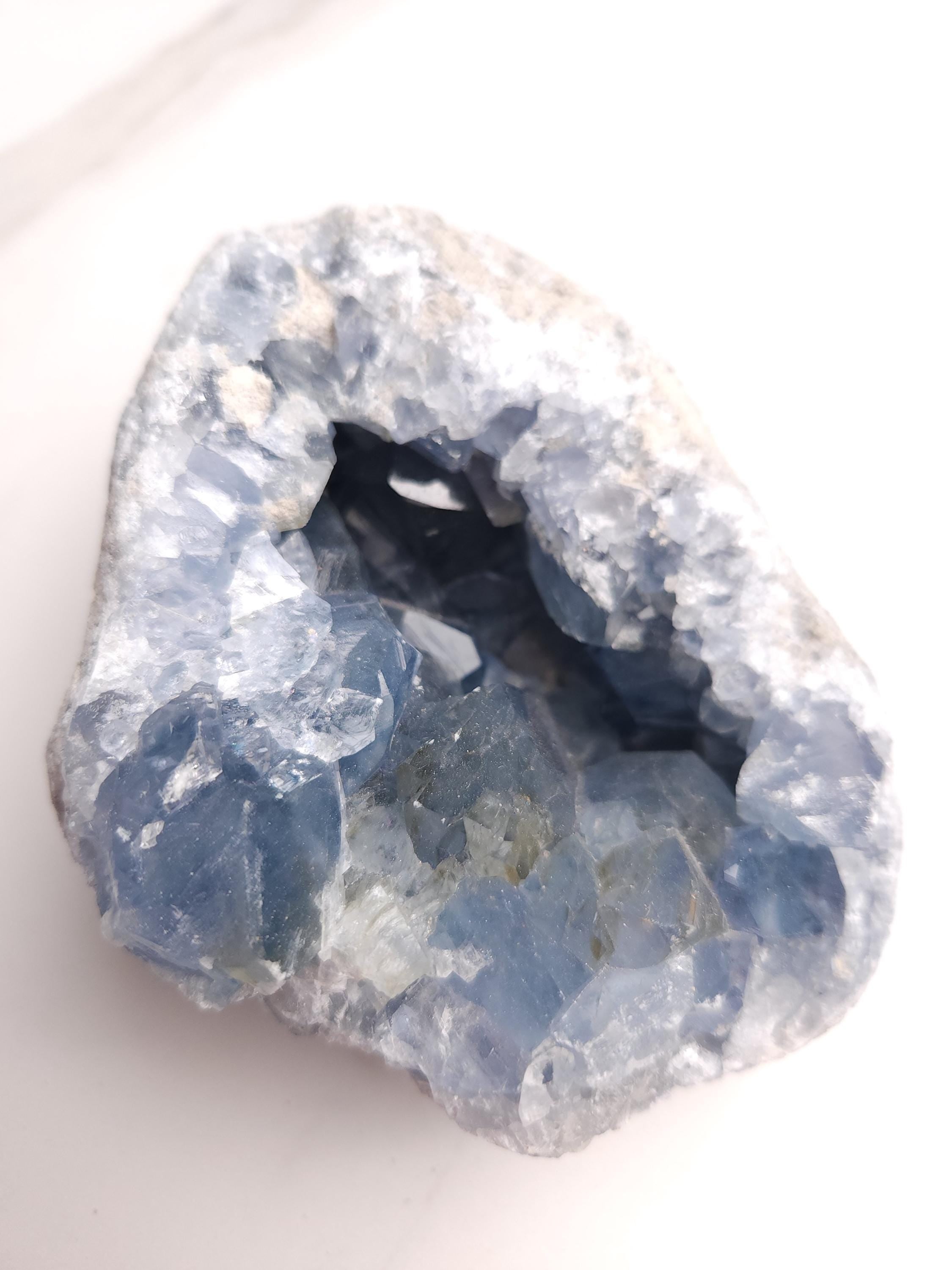 3.7 lb Celestite Crystal Cluster