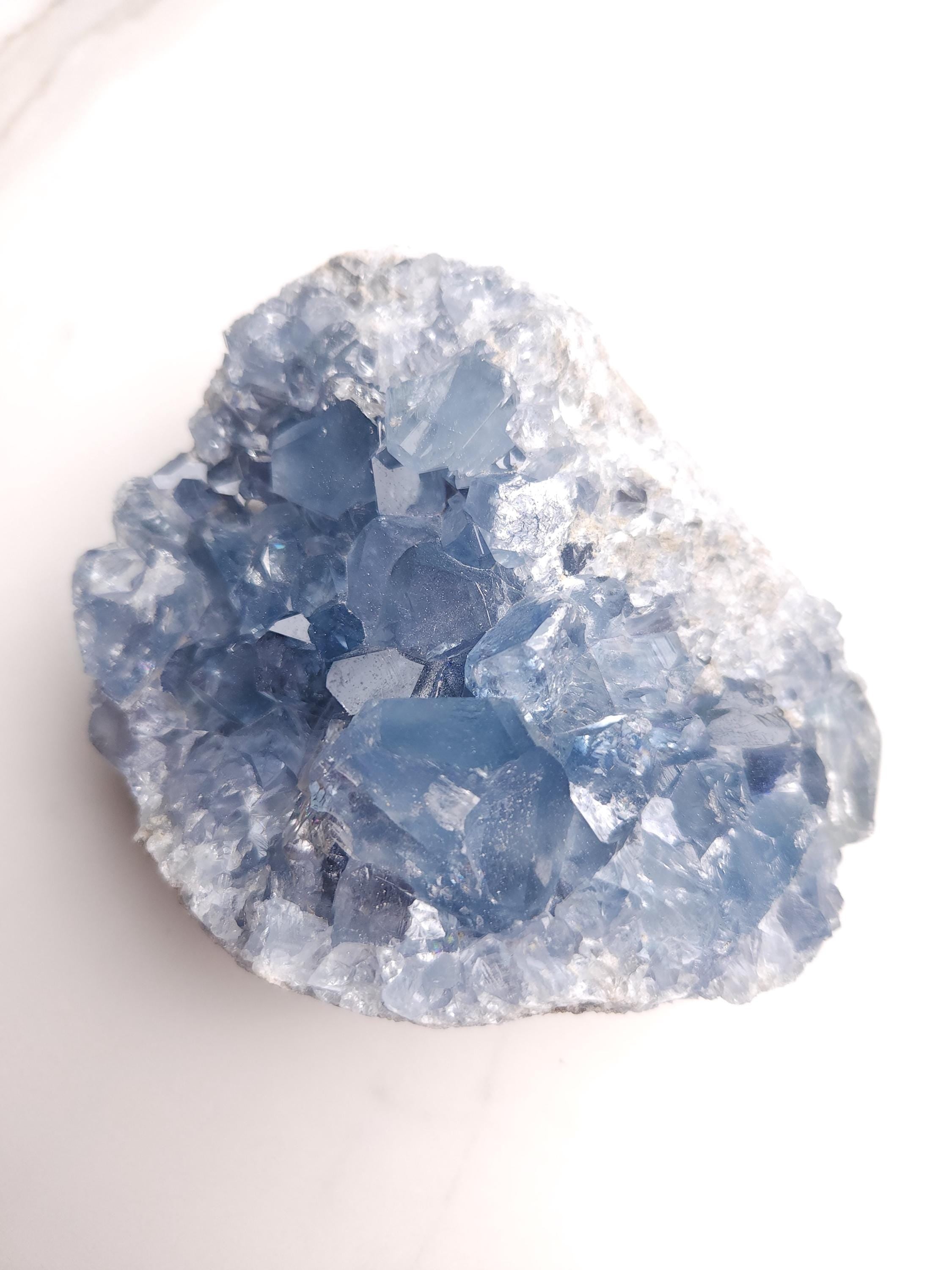 3.6 lb Celestite Crystal Cluster