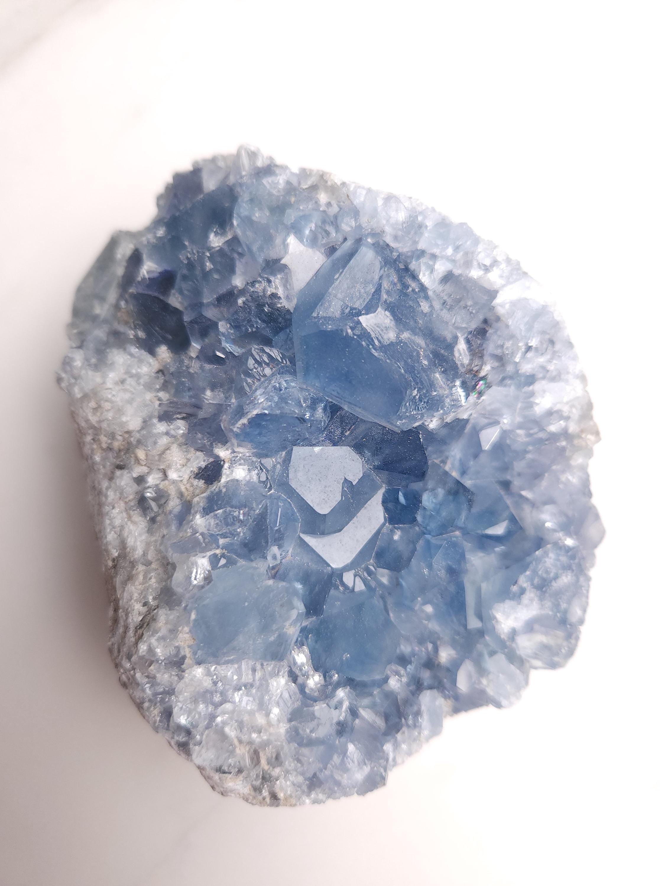 3.6 lb Celestite Crystal Cluster