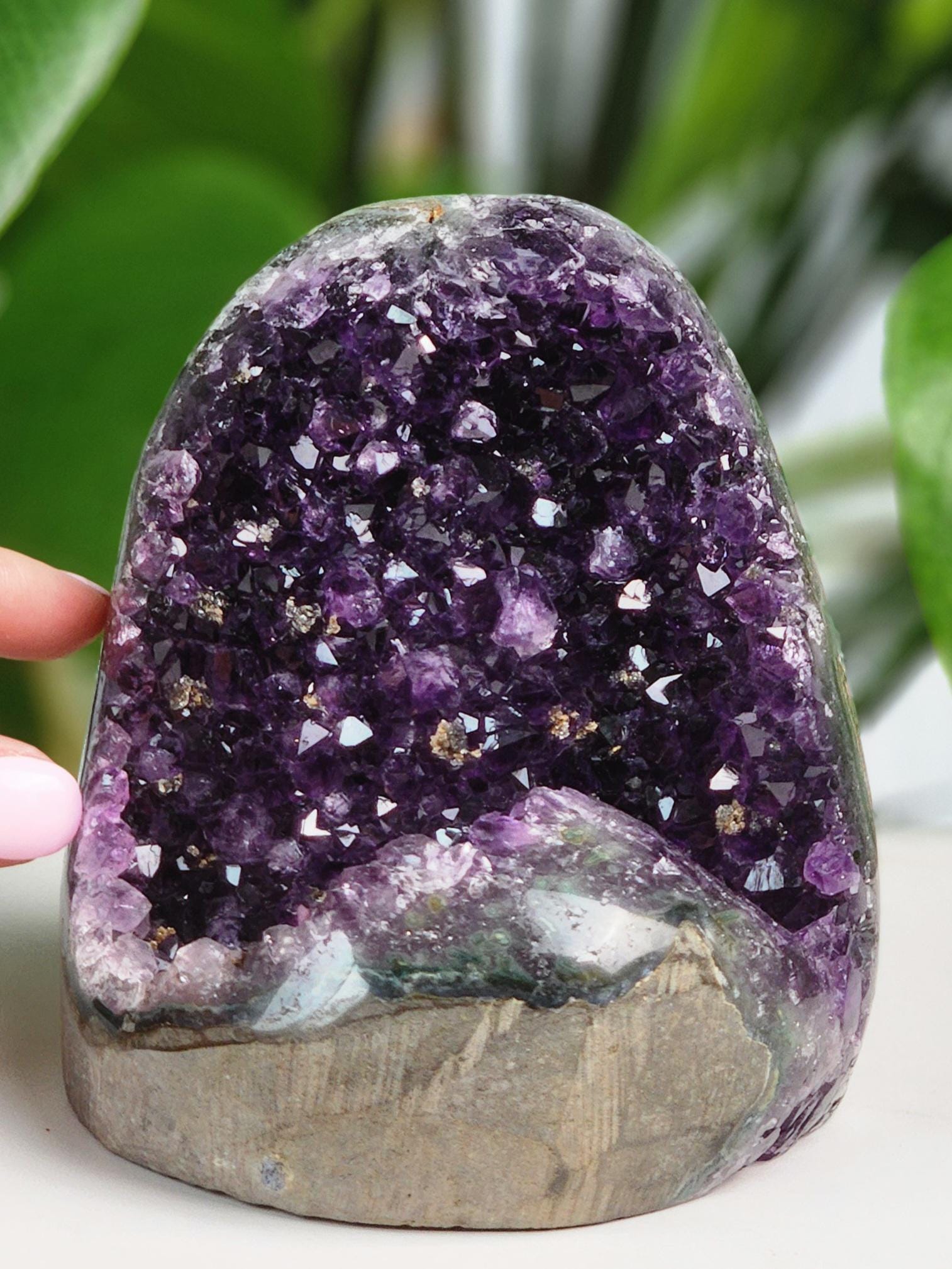 2.3 lb Amethyst Cut Base