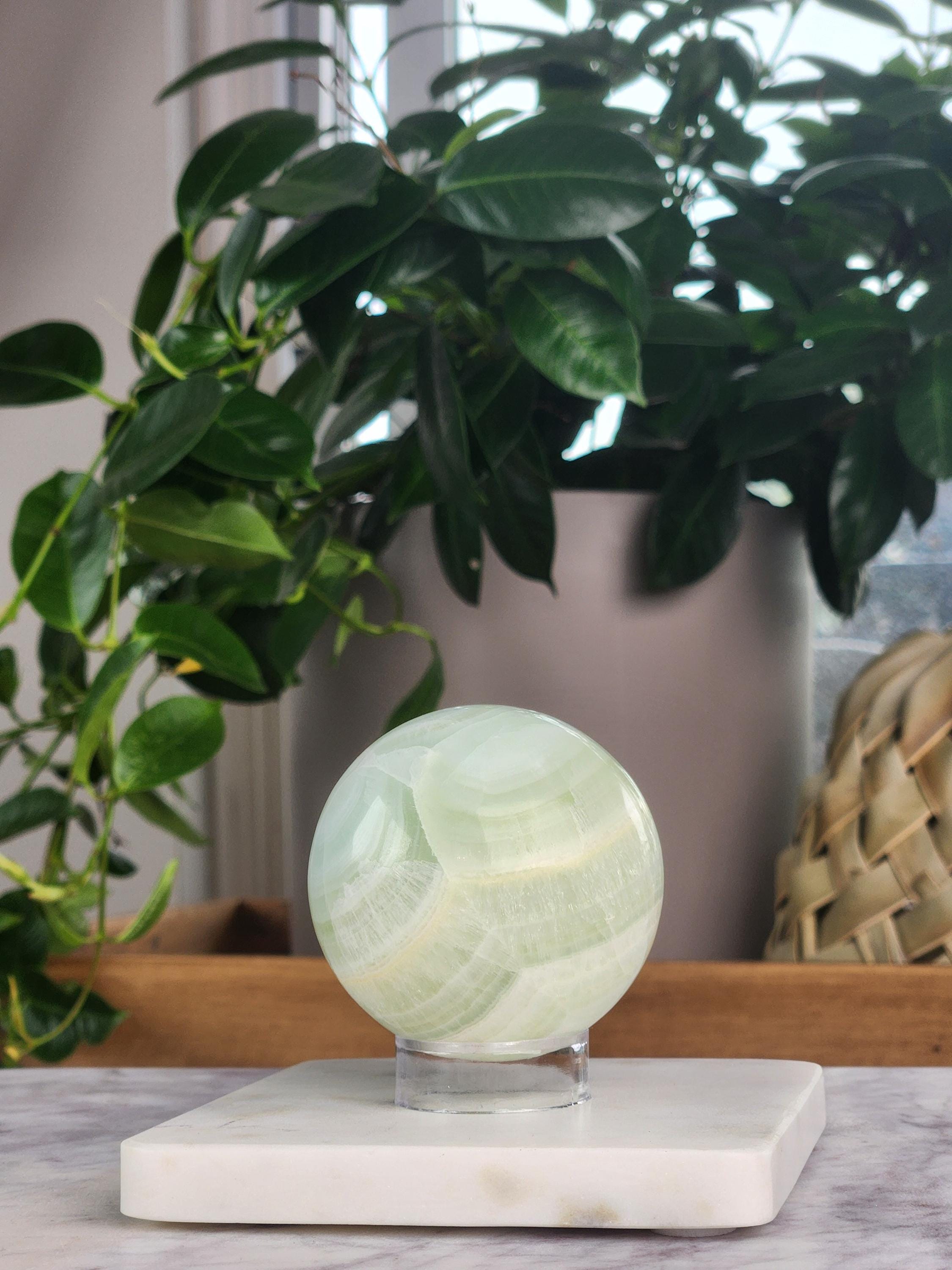 Pistachio Calcite Sphere