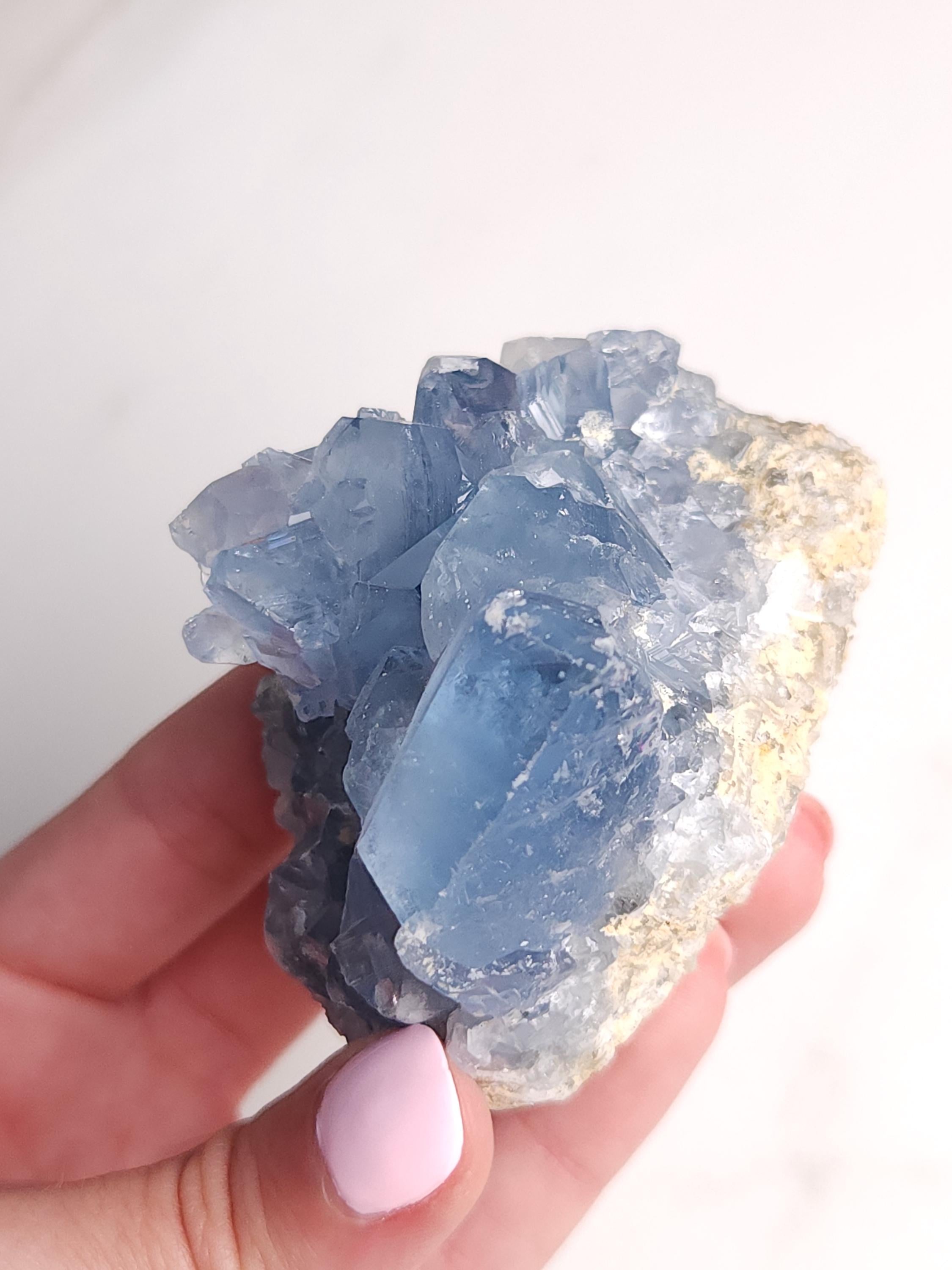 Celestite Crystal Cluster