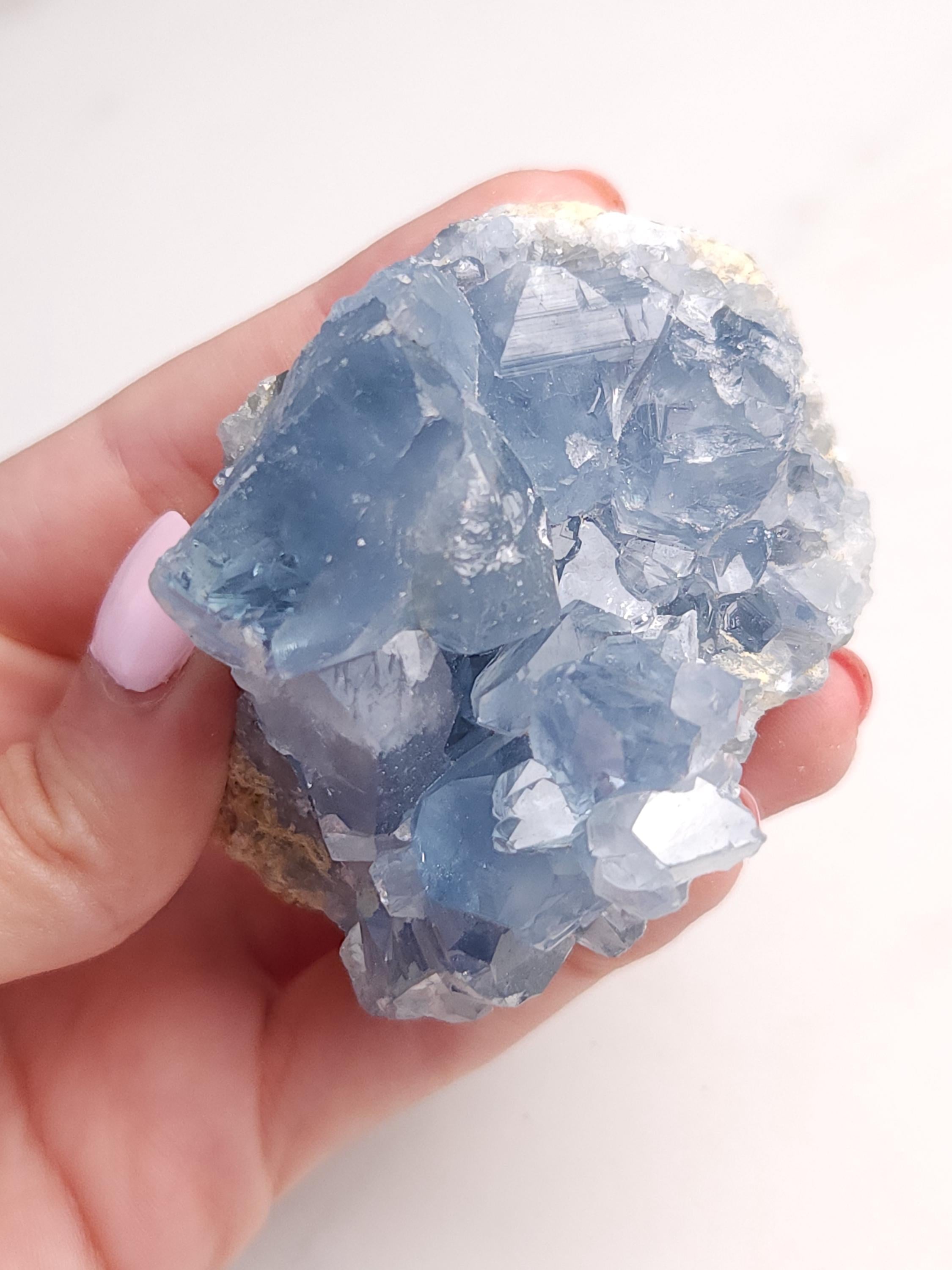 Celestite Crystal Cluster