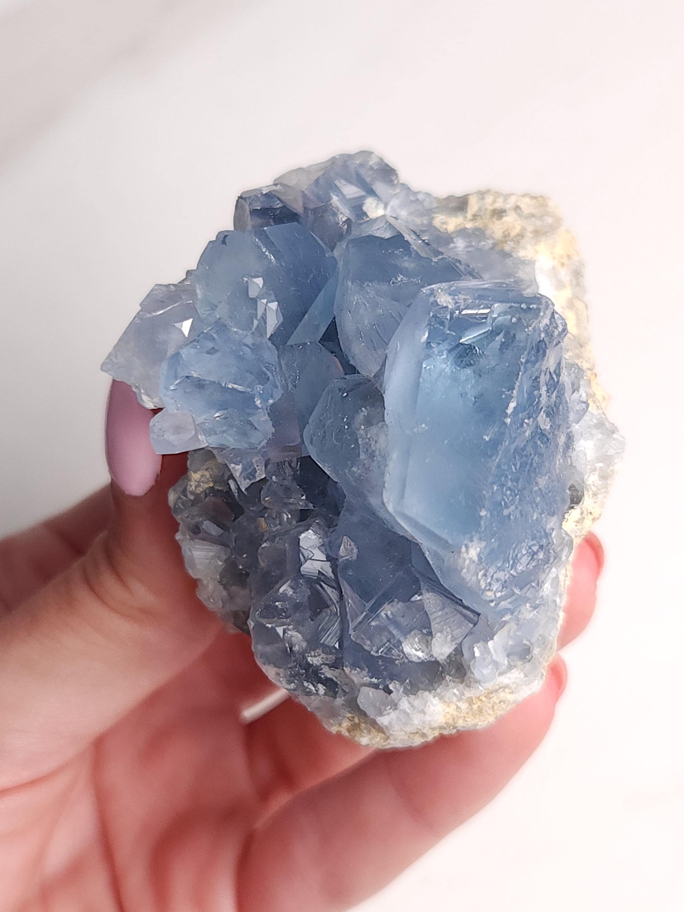 Celestite Crystal Cluster