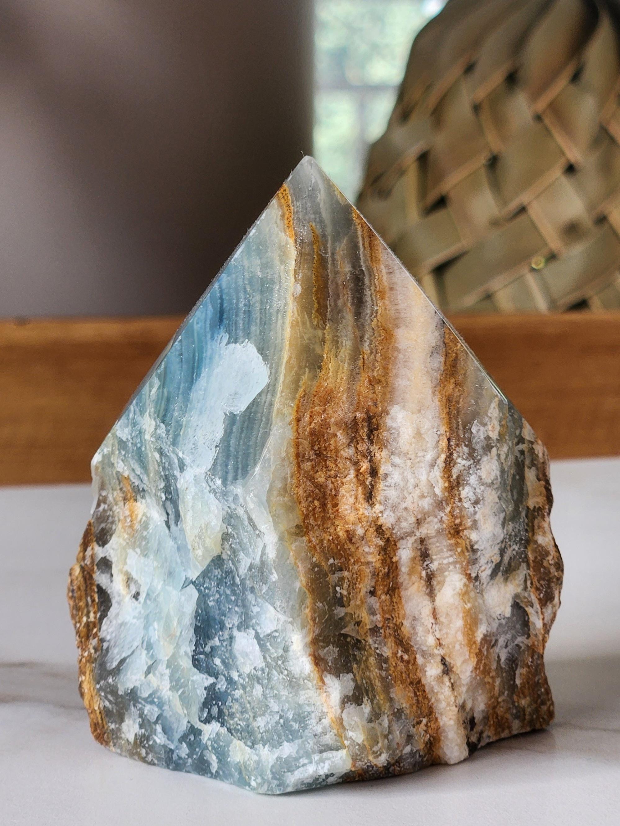 Blue Onyx Top Polished Point