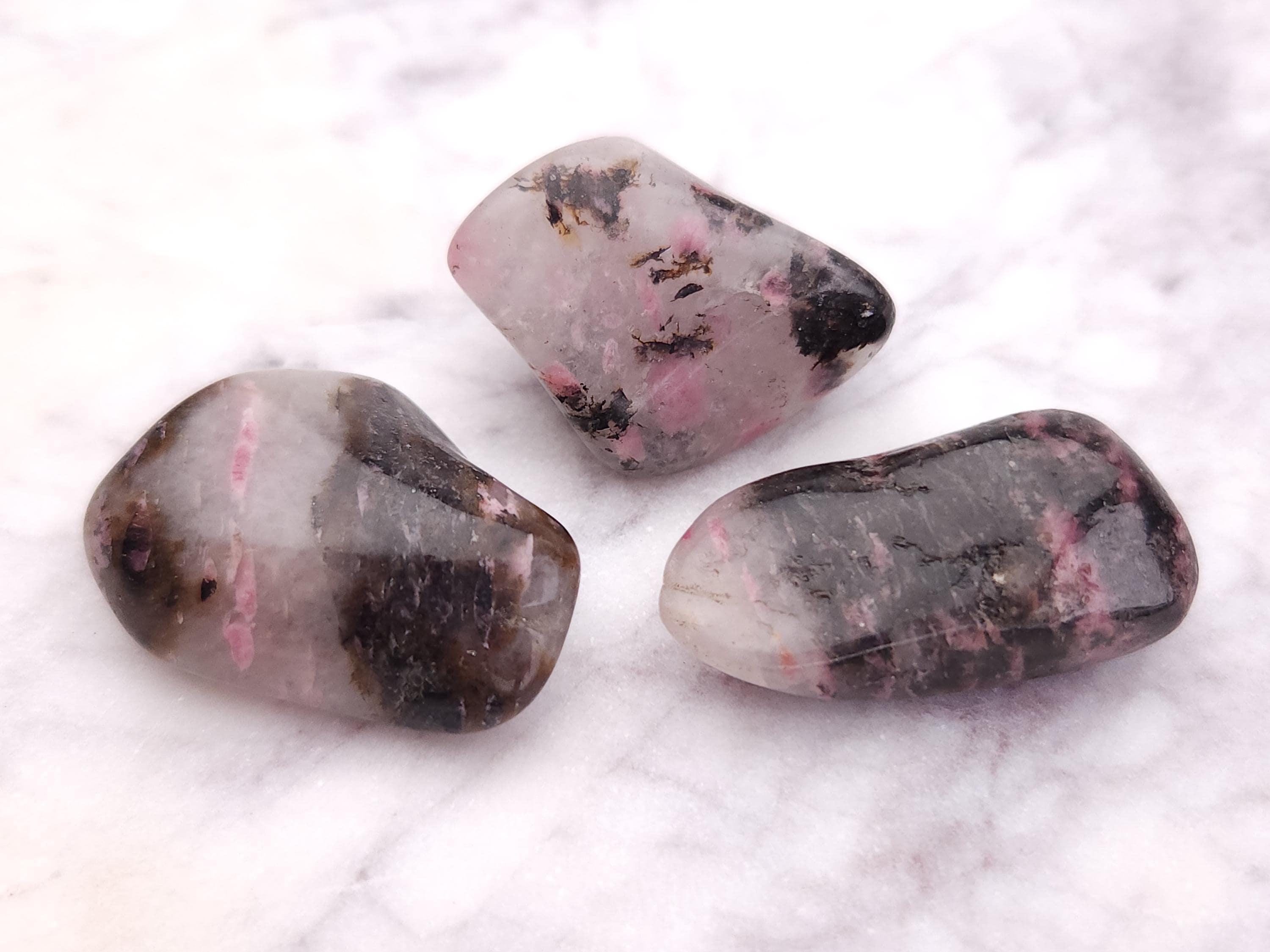 Rhodonite Tumbles