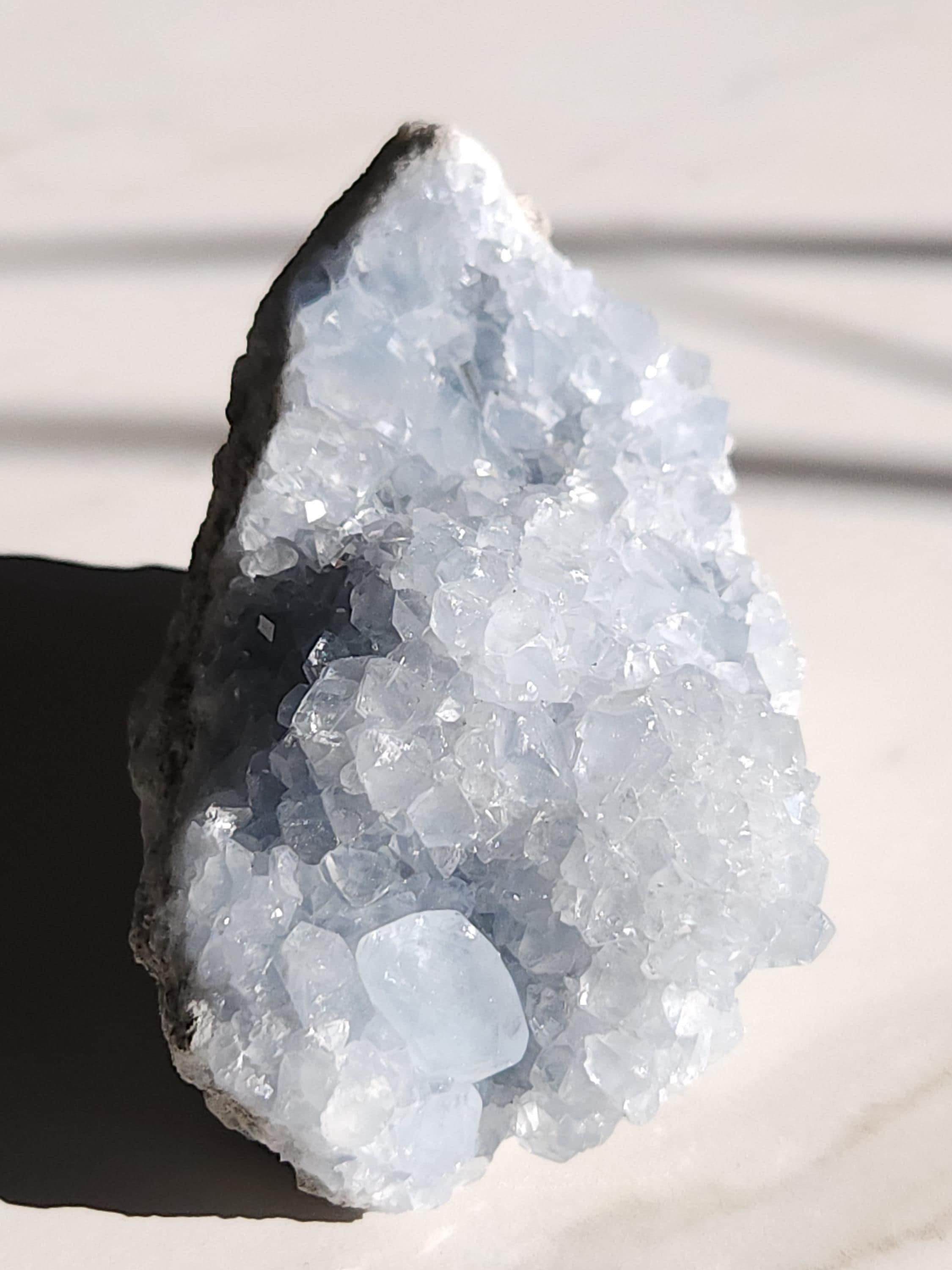 1.4 lb Celestite Crystal Cluster