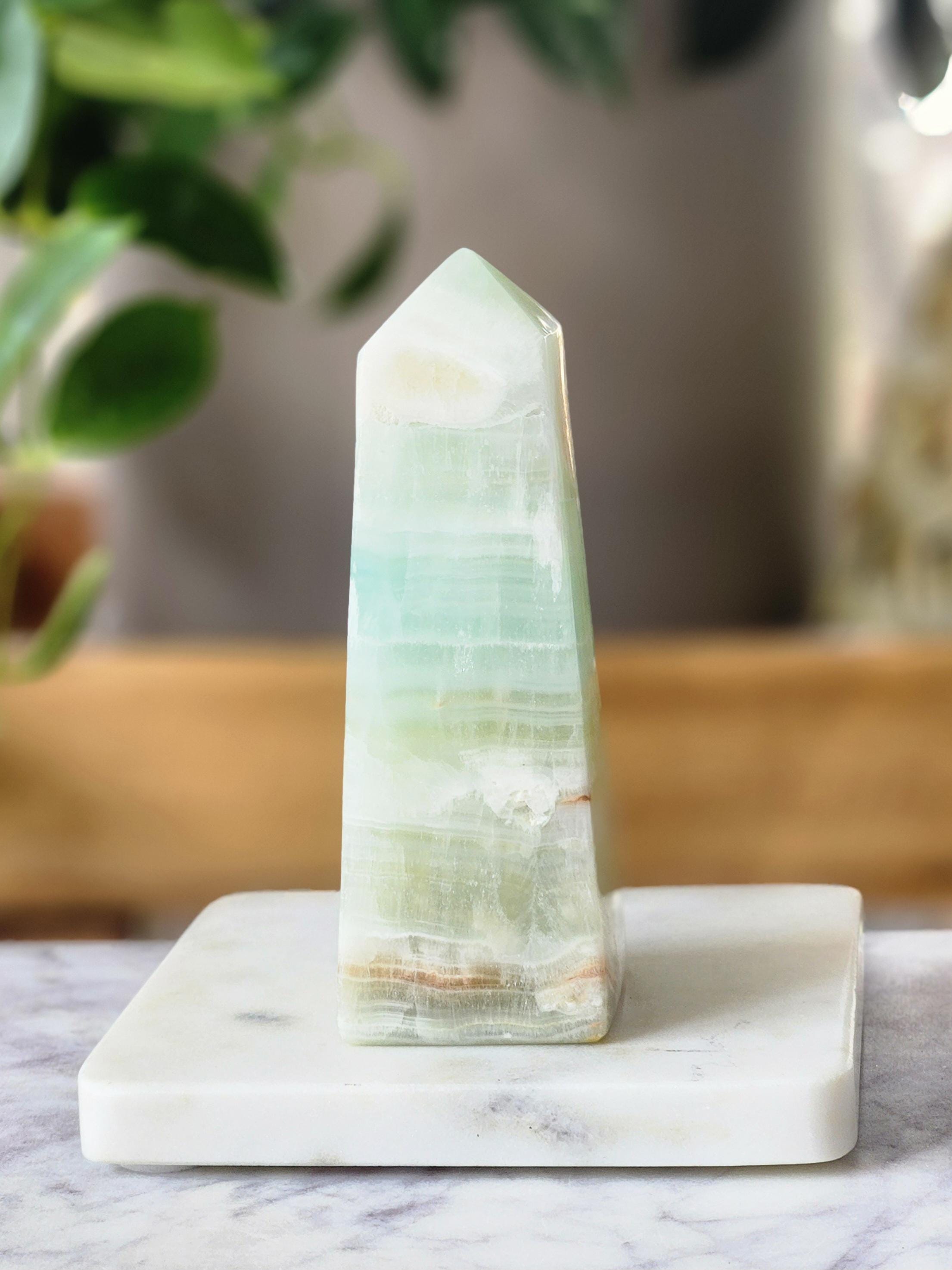 Pistachio Calcite Tower