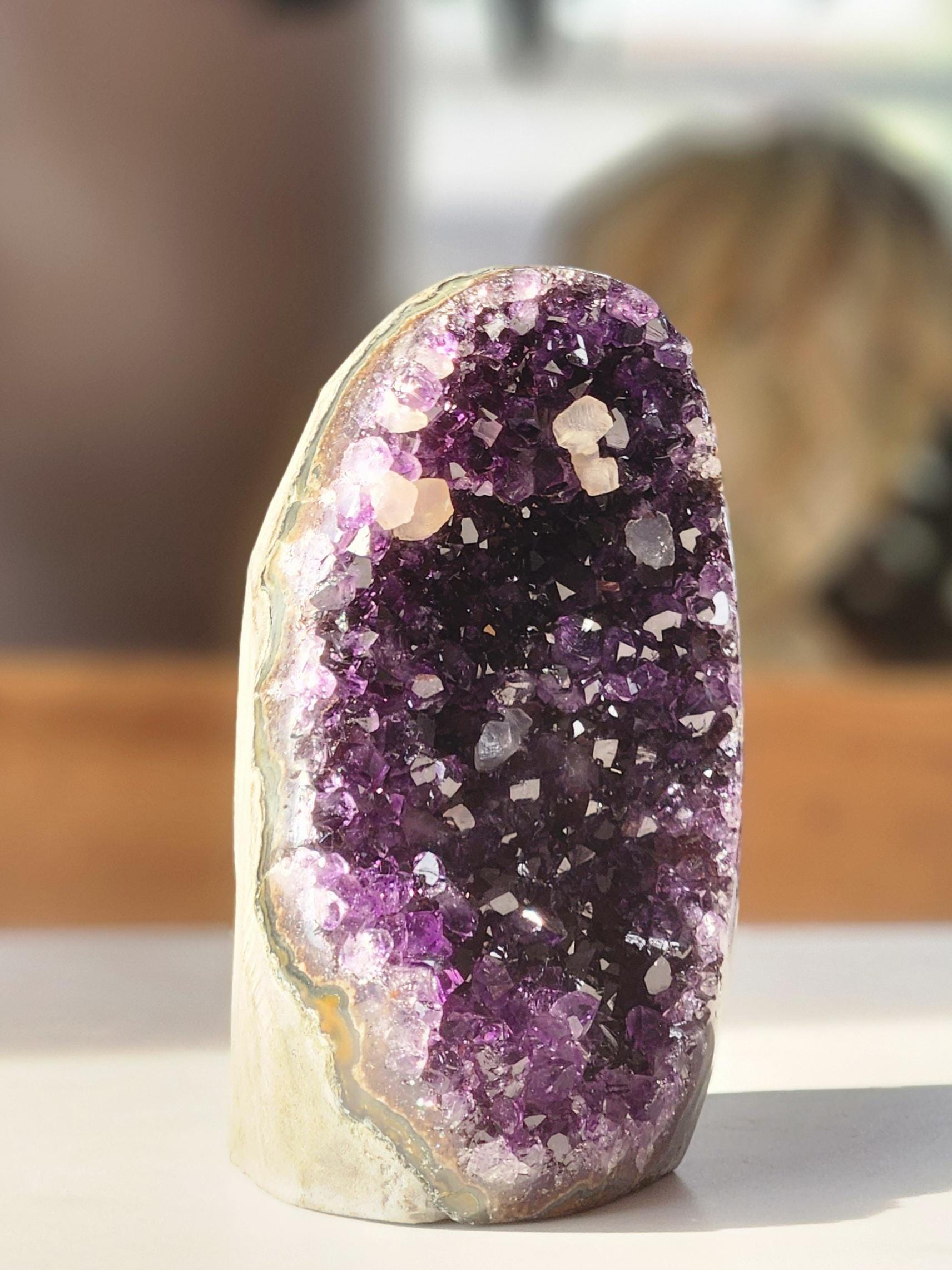 1.1 lb Amethyst with Calcite