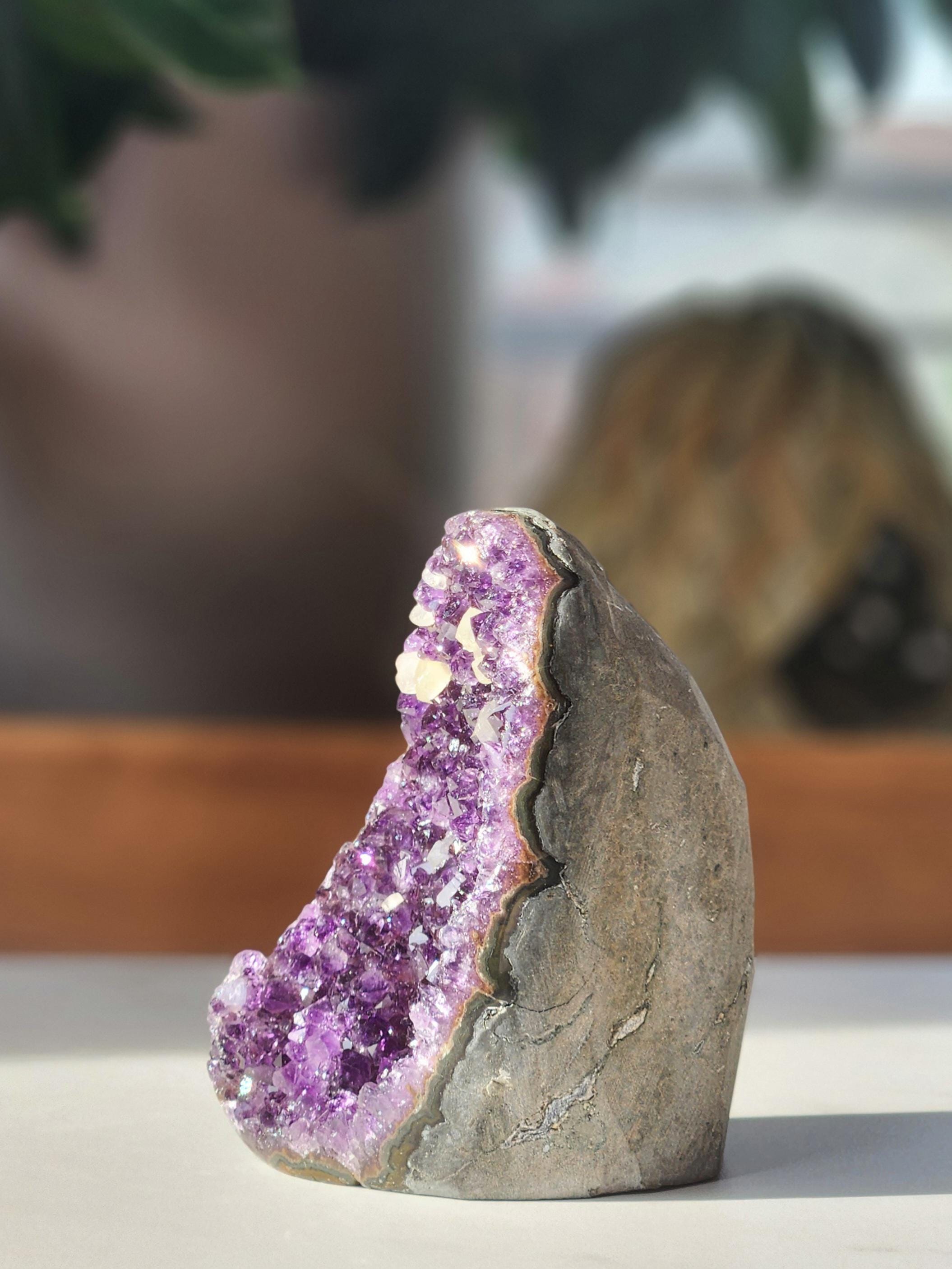 1.1 lb Amethyst with Calcite