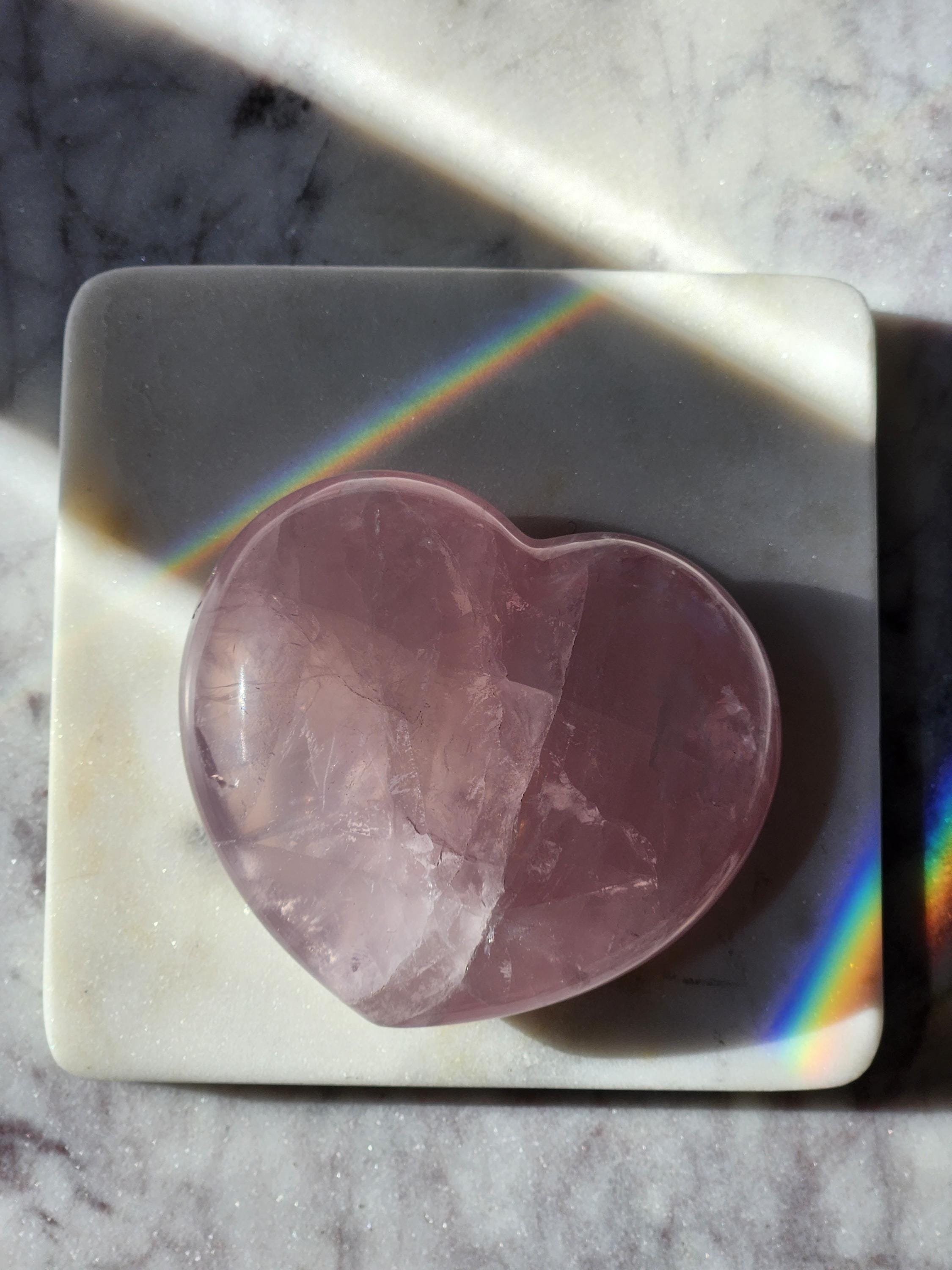 Rose Quartz Heart