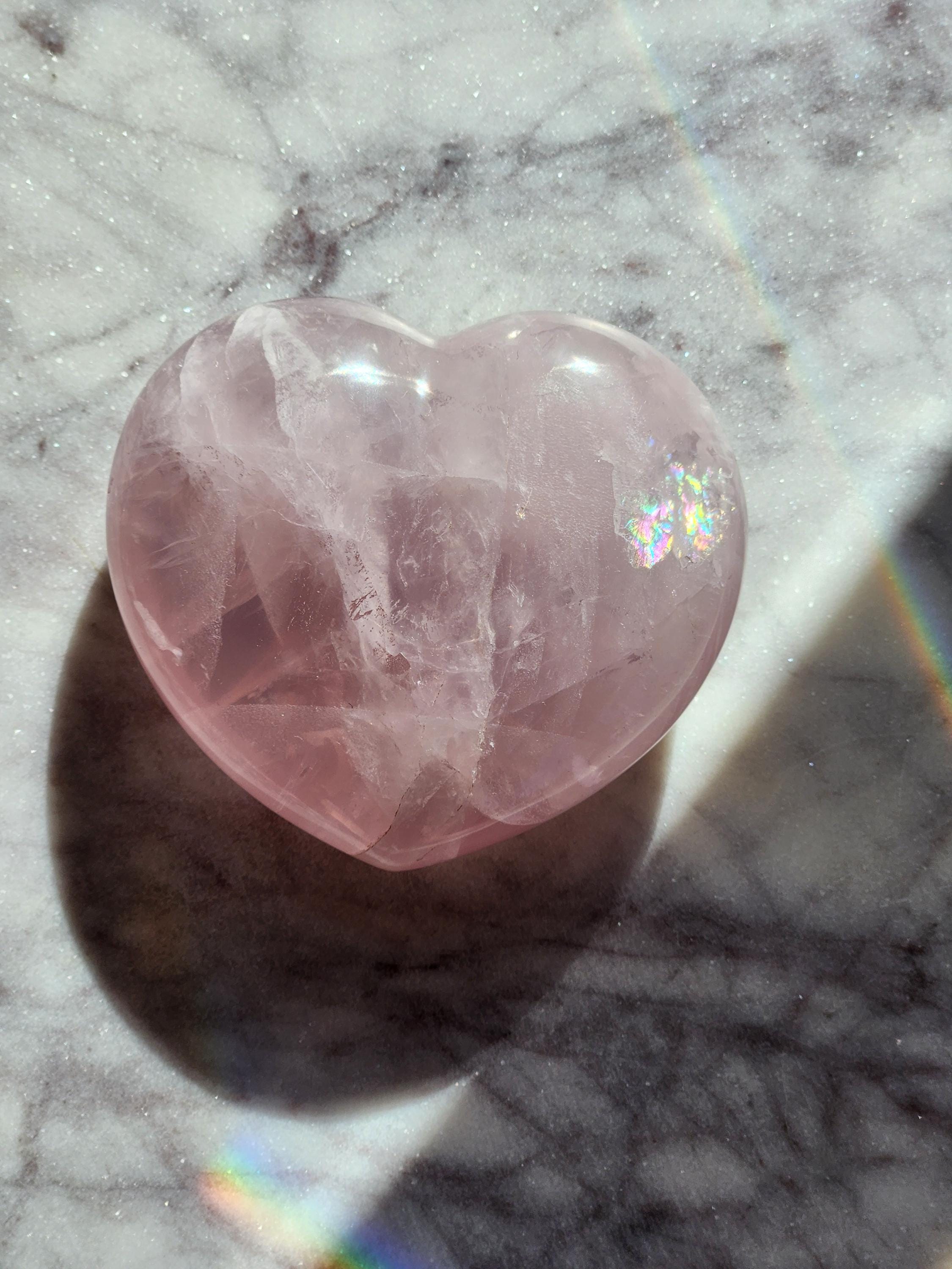 Rose Quartz Heart