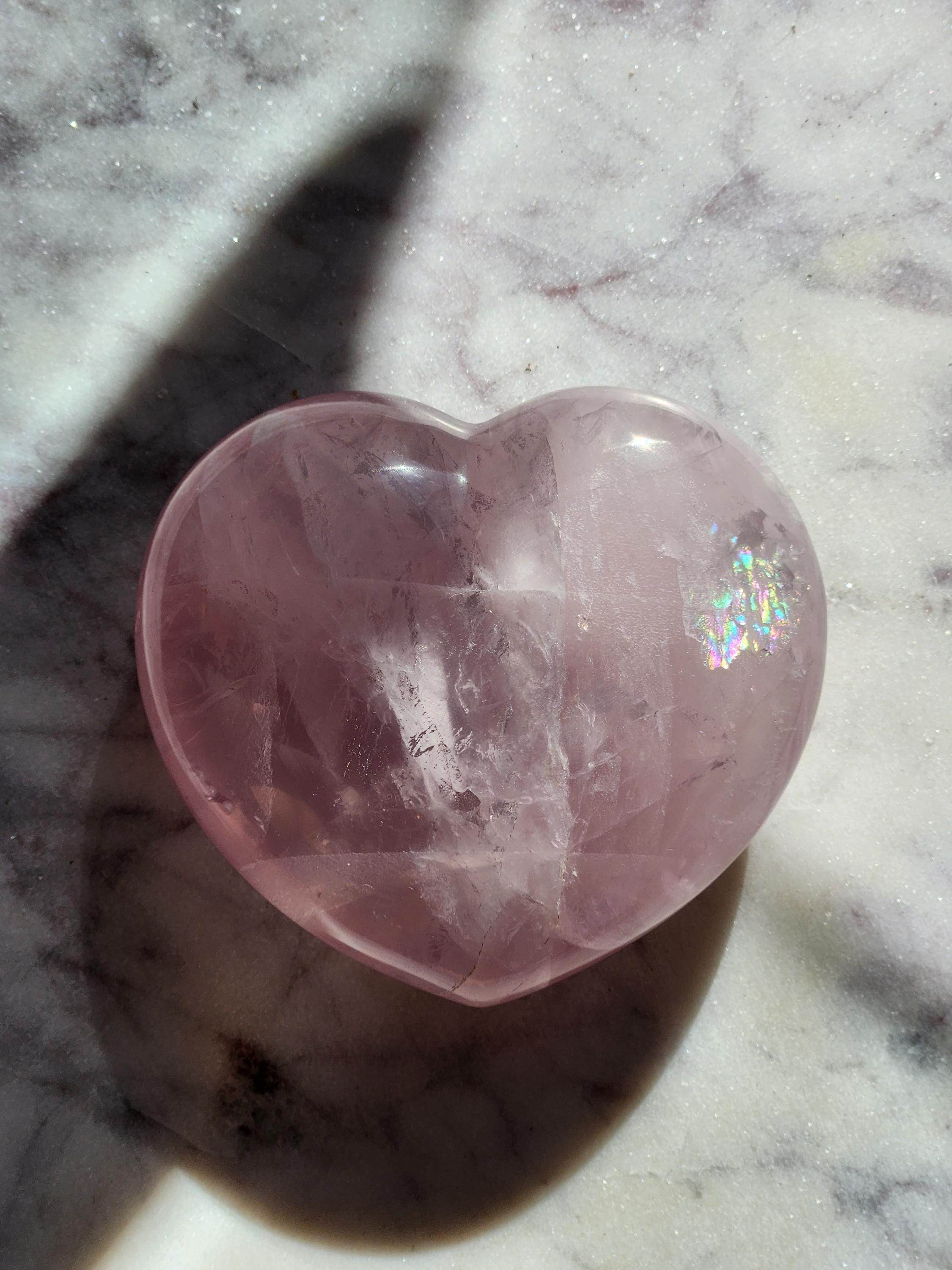 Rose Quartz Heart