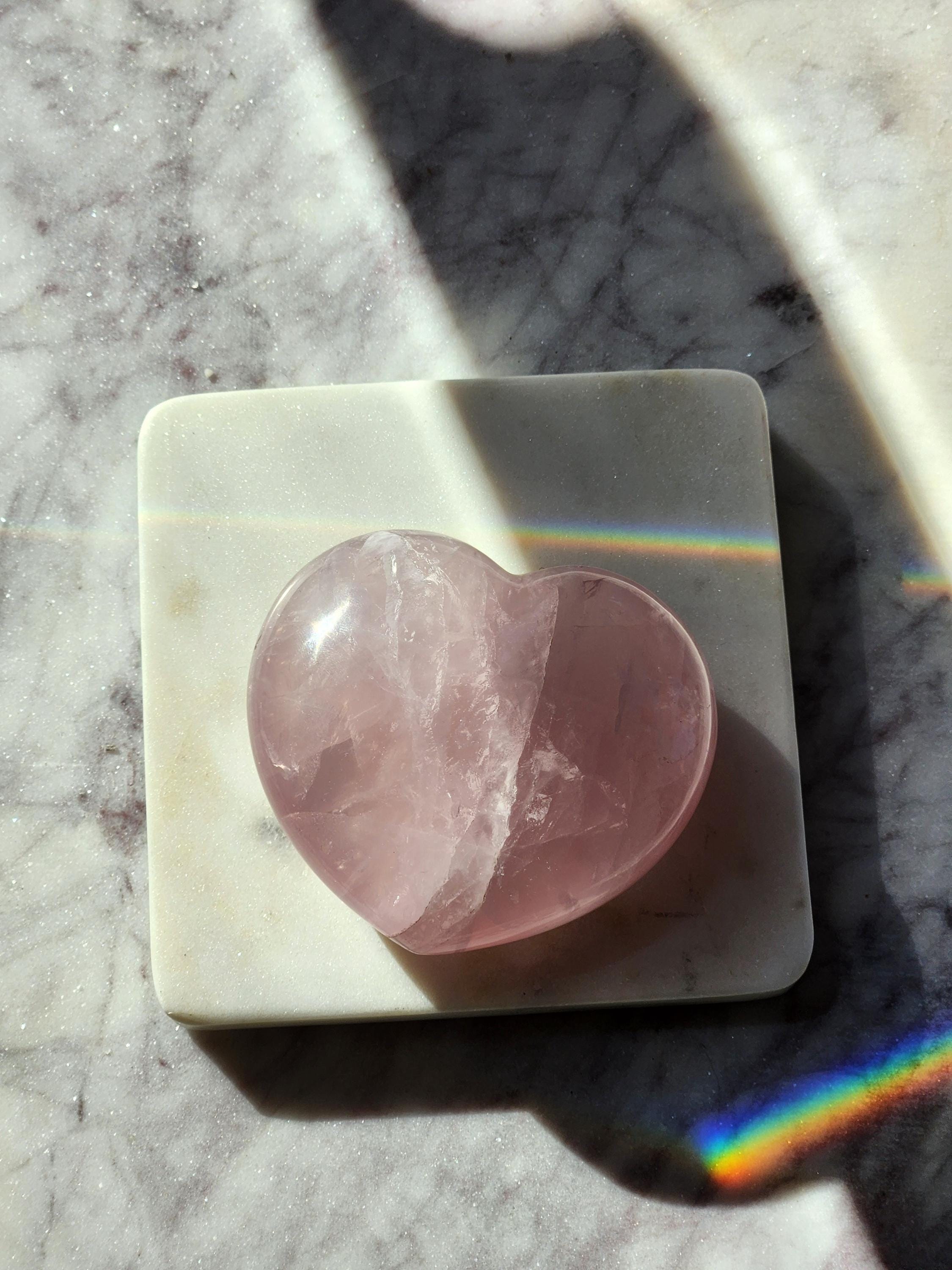 Rose Quartz Heart