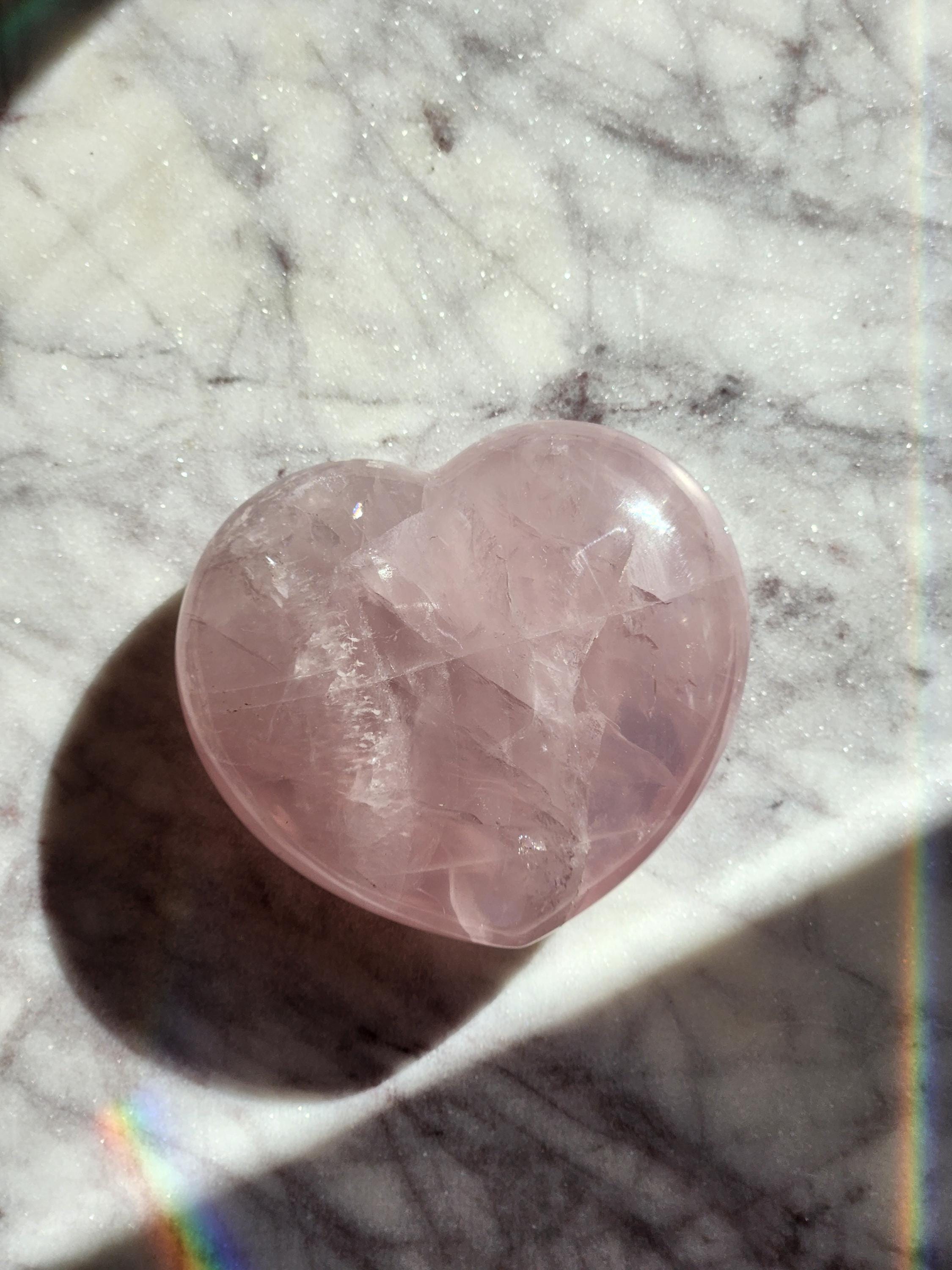 Rose Quartz Heart