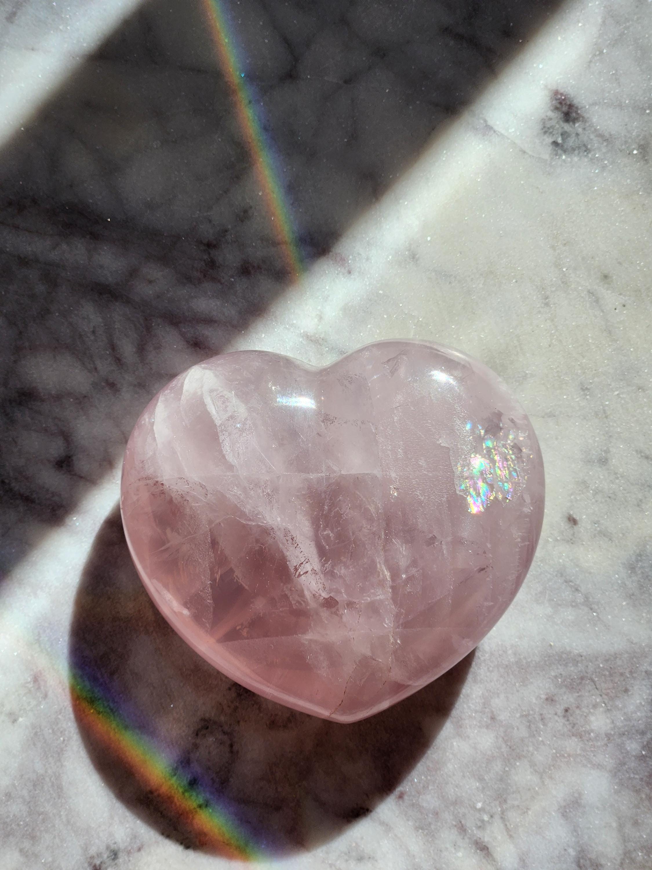 Rose Quartz Heart