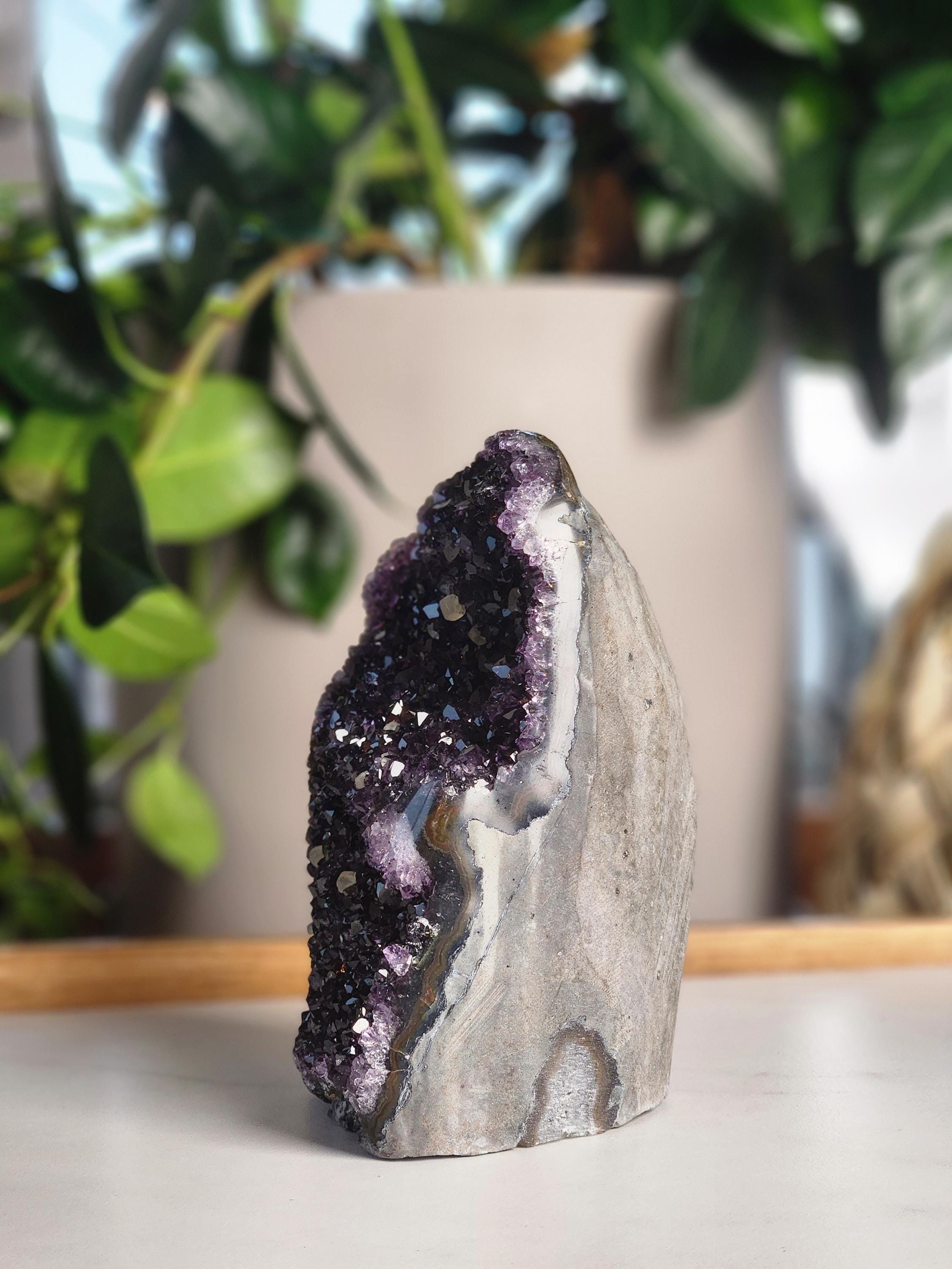 2.8 lb Amethyst with Calcite